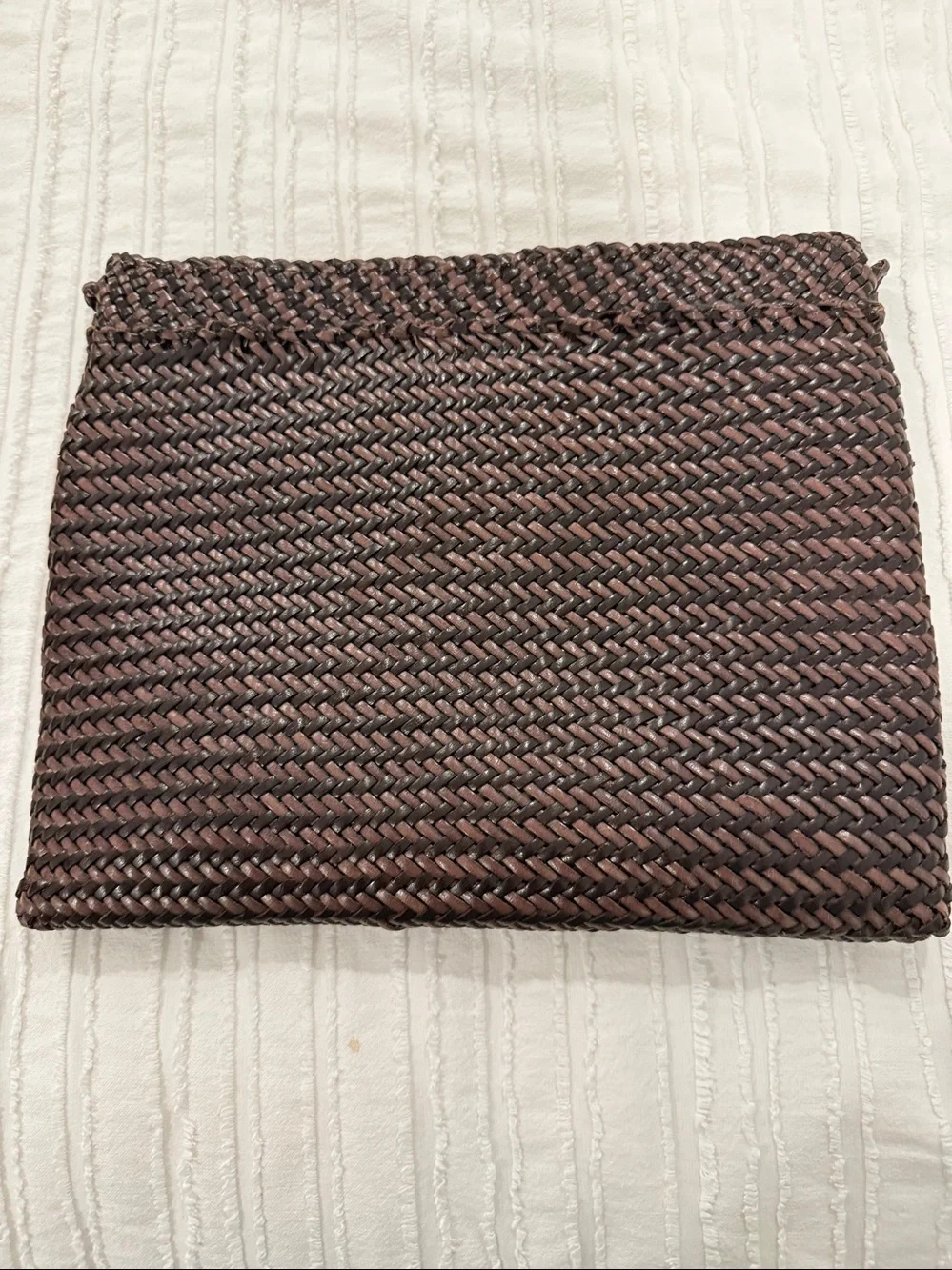 Dragon Diffusion large clutch. 12 1/2 wide. 10”long.